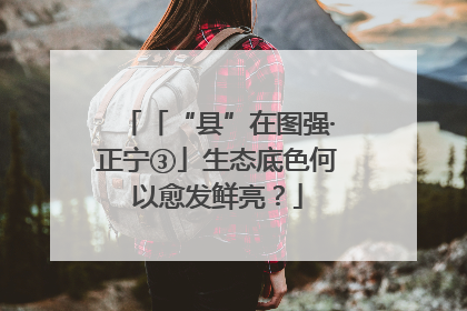 「“县”在图强·正宁③」生态底色何以愈发鲜亮？