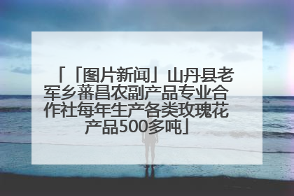 「图片新闻」山丹县老军乡蕃昌农副产品专业合作社每年生产各类玫瑰花产品500多吨
