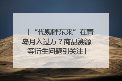 “代购胖东来”在青岛月入过万？商品溯源等衍生问题引关注