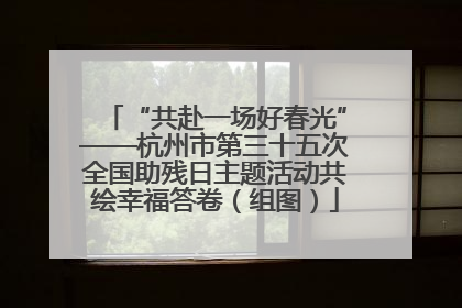 “共赴一场好春光”——杭州市第三十五次全国助残日主题活动共绘幸福答卷（组图）