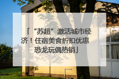 “苏超”激活城市经济！住宿美食折扣优惠 恐龙玩偶热销