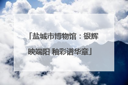 盐城市博物馆：银辉映端阳 釉彩谱华章