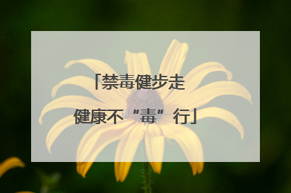 禁毒健步走  健康不“毒”行