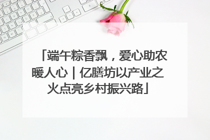 端午粽香飘，爱心助农暖人心｜亿膳坊以产业之火点亮乡村振兴路