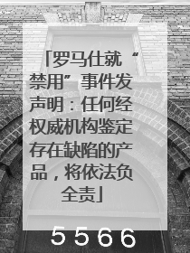 罗马仕就“禁用”事件发声明：任何经权威机构鉴定存在缺陷的产品，将依法负全责