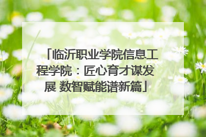 临沂职业学院信息工程学院：匠心育才谋发展 数智赋能谱新篇