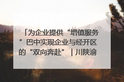 为企业提供“增值服务”巴中实现企业与经开区的“双向奔赴”｜川陕渝网络名人巴中行