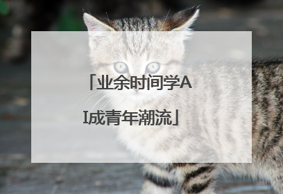 业余时间学AI成青年潮流