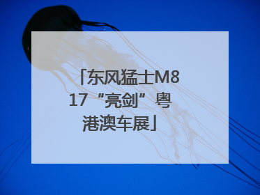 东风猛士M817“亮剑”粤港澳车展