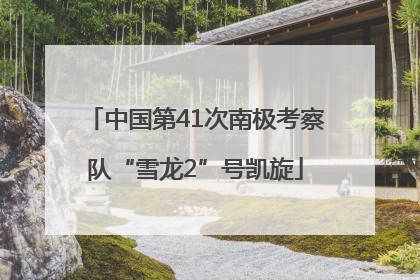 中国第41次南极考察队“雪龙2”号凯旋