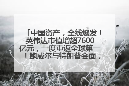 中国资产，全线爆发！英伟达市值增超7600亿元，一度重返全球第一！鲍威尔与特朗普会面，他们聊了什么？
