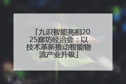 九识智能亮相2025廊坊经洽会：以技术革新推动智能物流产业升级