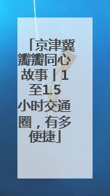 京津冀瓣瓣同心故事丨1至1.5小时交通圈，有多便捷