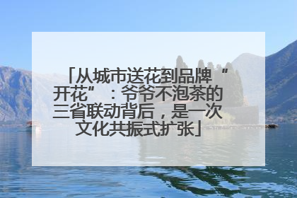 从城市送花到品牌“开花”：爷爷不泡茶的三省联动背后，是一次文化共振式扩张