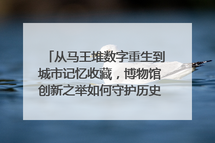 从马王堆数字重生到城市记忆收藏，博物馆创新之举如何守护历史、连接未来？