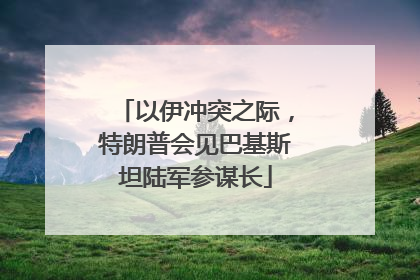 以伊冲突之际，特朗普会见巴基斯坦陆军参谋长