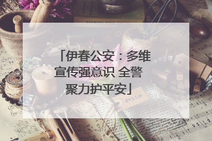 伊春公安：多维宣传强意识 全警聚力护平安