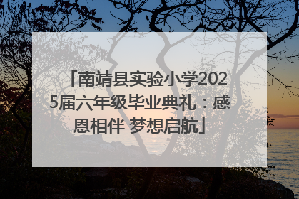 南靖县实验小学2025届六年级毕业典礼：感恩相伴 梦想启航