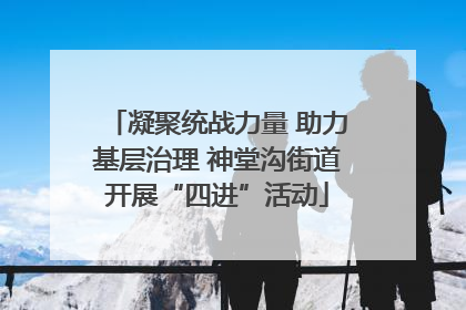 凝聚统战力量 助力基层治理 神堂沟街道开展“四进”活动