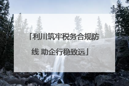 利川筑牢税务合规防线 助企行稳致远
