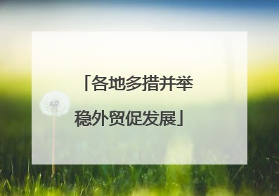 各地多措并举稳外贸促发展
