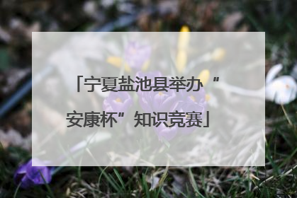 宁夏盐池县举办“安康杯”知识竞赛