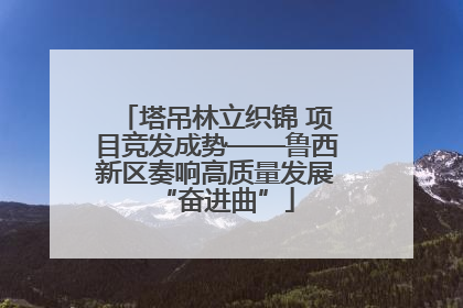 塔吊林立织锦 项目竞发成势——鲁西新区奏响高质量发展“奋进曲”