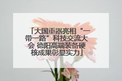 大国重器亮相“一带一路”科技交流大会 德阳高端装备硬核成果彰显实力