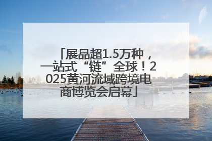 展品超1.5万种，一站式“链”全球！2025黄河流域跨境电商博览会启幕