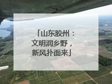 山东胶州：文明润乡野，新风扑面来