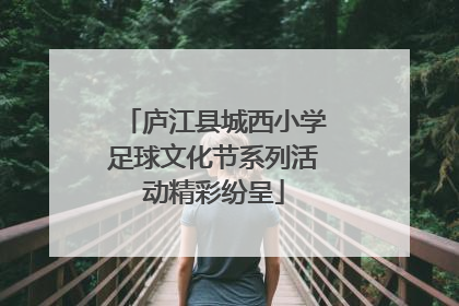 庐江县城西小学足球文化节系列活动精彩纷呈