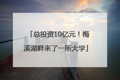 总投资10亿元！梅溪湖畔来了一所大学