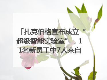 扎克伯格宣布成立“超级智能实验室”，11名新员工中7人来自OpenAI