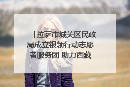 拉萨市城关区民政局成立银领行动志愿者服务团 助力西藏银发经济发展