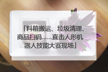 料箱搬运、垃圾清理、商品扫码……直击人形机器人技能大赛现场