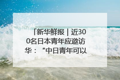 新华鲜报｜近300名日本青年应邀访华：“中日青年可以创造更好的未来”