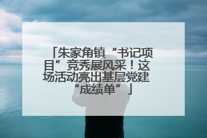 朱家角镇“书记项目”竞秀展风采！这场活动亮出基层党建“成绩单”