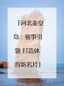 河北秦皇岛：赛事引领 打造体育新名片
