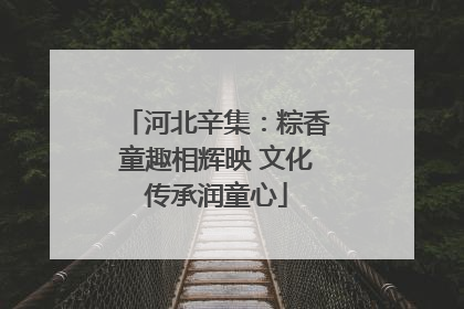 河北辛集：粽香童趣相辉映 文化传承润童心