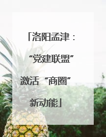 洛阳孟津：“党建联盟”激活“商圈”新动能