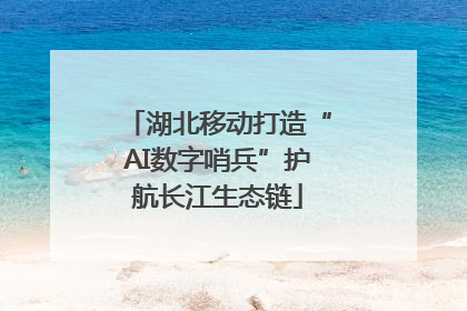 湖北移动打造“AI数字哨兵”护航长江生态链