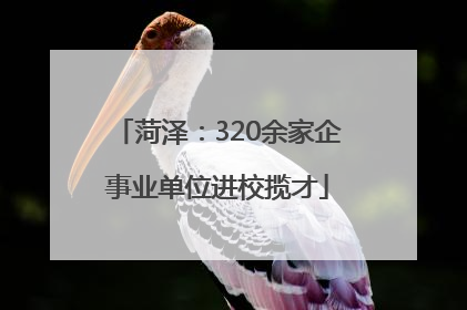 菏泽：320余家企事业单位进校揽才