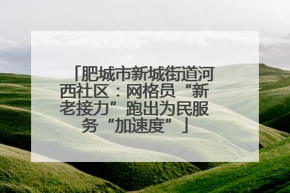 肥城市新城街道河西社区：网格员“新老接力”跑出为民服务“加速度”