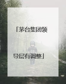 茅台集团领导层有调整