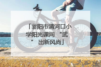 襄阳市清河口小学阳光课间 “武” 出新风尚