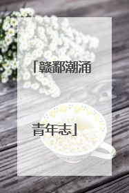 赣鄱潮涌青年志