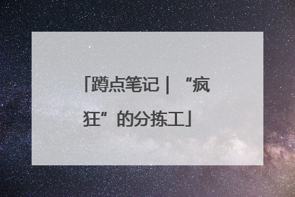 蹲点笔记｜“疯狂”的分拣工