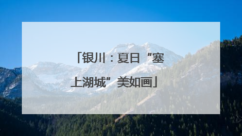 银川：夏日“塞上湖城”美如画