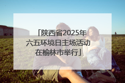 陕西省2025年六五环境日主场活动在榆林市举行