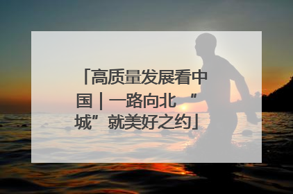 高质量发展看中国｜一路向北 “城”就美好之约